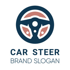 car steer logo premium