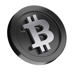 Bitcoin Icon 3d
