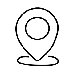 Time, date and address line icon