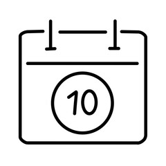 Time, date and address line icon