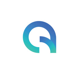 abstract a letter logo - colorful a logo - letter a logo