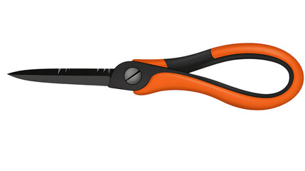 Orange hand pliers with black grips. These durable and ergonomic pliers are perfect for various repair and DIY tasks, isolated on transparent background, png. Isolated on transparent background.