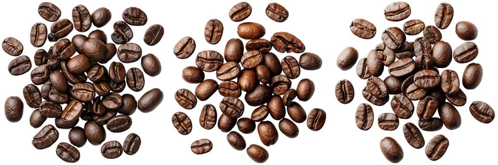 Roasted coffee beans, perfect for a morning brew or a delicious dessert. Aromatic and flavorful.