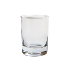 empty glass isolated on white