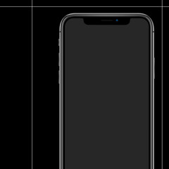 smart phone with blank screen
