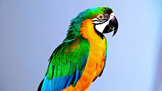 blue and yellow macaw ara