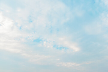 Obraz premium Sky cloudscape with blue sky and white clouds