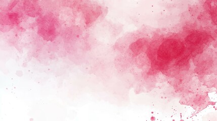 Elegant pink watercolor backdrop perfect for Valentines cards and posters. Handdrawn floral designs add charm.