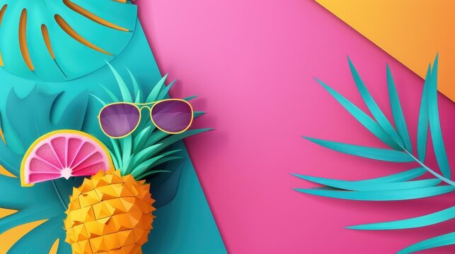 Get ready for summer with vibrant neon posters perfect for your party Eyecatching designs that set the mood for fun.
