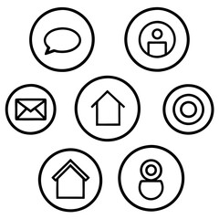 web icons set