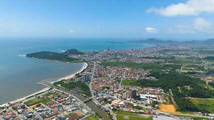 Naklejka premium City of Penha, in Santa Catarina, Brazil.
