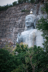 Obraz premium Wat Khao Tham Thiam temple U Thong, Suphanburi