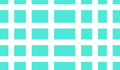 Teal Geometric Pattern: Repeating Rectangles, Minimalist Grid