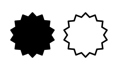 Badge icon logo design. Awards icon vector. Achieve sign and symbols. Stamp