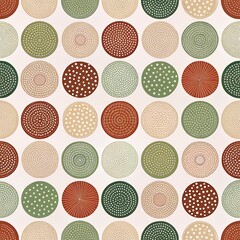 seamless background with circles