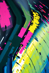 textura al oleo colorida