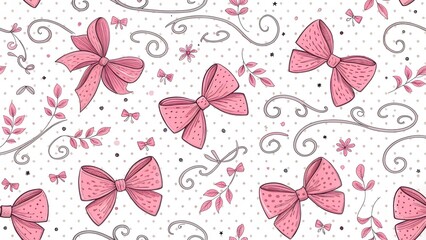 seamless background with butterflies