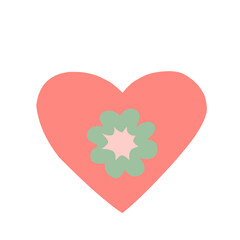 Cute love stickers set