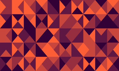 Seamless geometric mosaic pattern with clean shapes. Perfect for abstract backgrounds, modern poster artwork, or trendy textile prints.