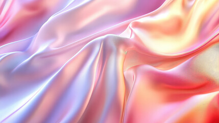 Obraz premium Vibrant Rainbow Silk and Light Effects ,Commercial Background ,LGBTQ+ Pride