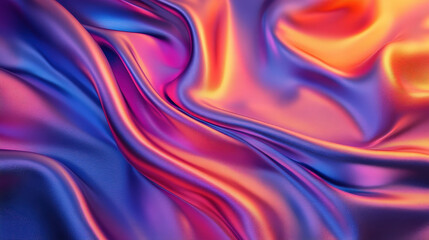 Fototapeta premium Vibrant Rainbow Silk and Light Effects ,Commercial Background ,LGBTQ+ Pride