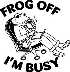 Retro Funny Sarcastic Animal T shirt design