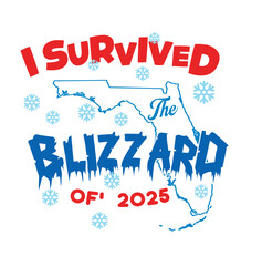 I've survived blizzard Florida map