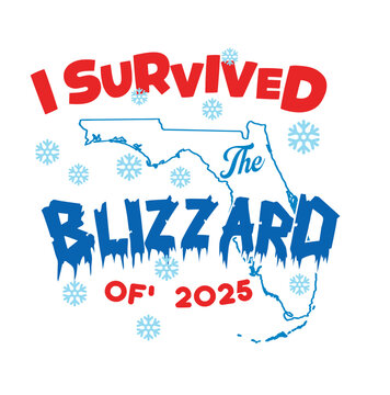 I've survived blizzard Florida map