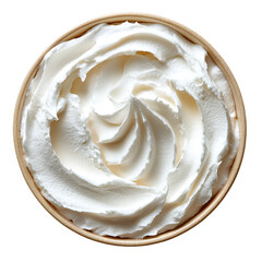 Creamy Whipped Cream in a Bowl Delicious Dessert Topping