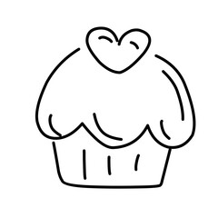 Vector set of hearts line icons