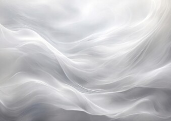 Fototapeta premium Soft White and Gray Flowing Cloud Texture Background. Perfect for gentle website designs, subtle artistic projects