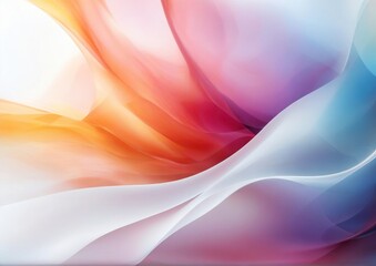 Naklejka premium Pastel Orange Blue Pink Waves Abstract Gentle Flow Texture. For websites, business and artistic projects