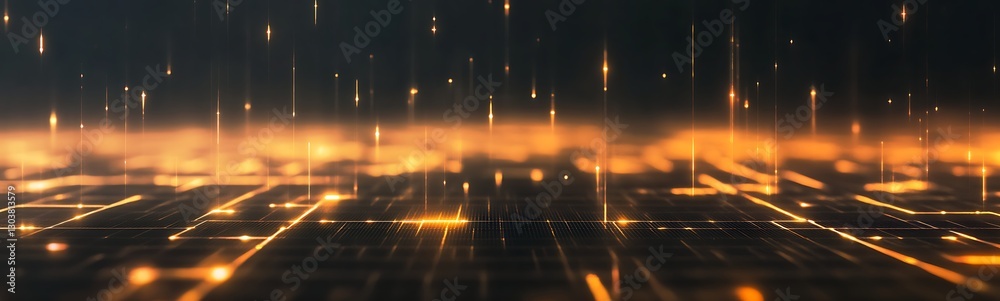 Poster ai-driven hedge fund visualization in a futuristic design concept.