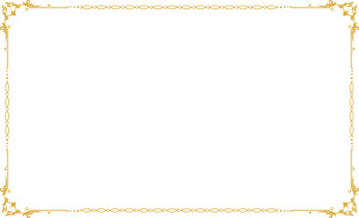 金色の装飾フレーム背景ベクター素材