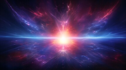 A portal of pure cosmic energy, glowing with surreal shifting hues