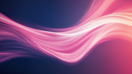 Fototapeta premium Abstract Pink and Purple Flowing Wave Design