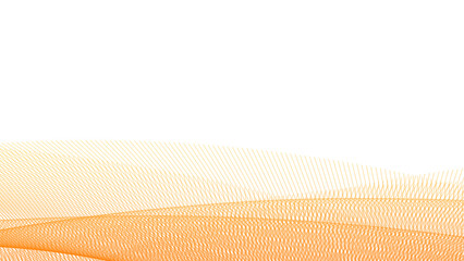 yellow transparent particle wave abstract background