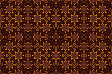 Traditional Batik Seamless Pattern