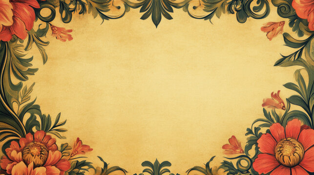 Traditional Workplace Recognition Wallpaper with Decorative Elements - Employee Appreciation Day