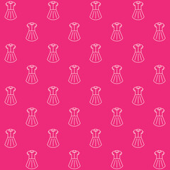Cute Dress Vector Seamless Pattern
