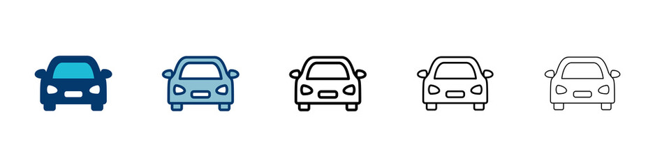 Car icon vector isolated on white background. Car icon vector.