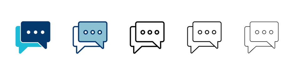 Chat icon vector isolated on white background. Chat vector icon. Speech bubble. message. contact us