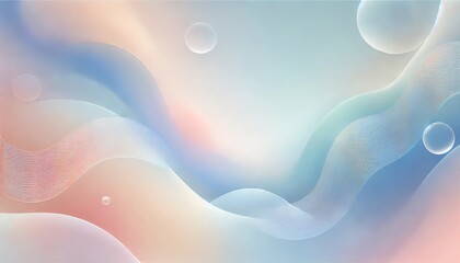  A soft pastel abstract background with smooth, flowing gradients and gentle color 