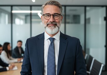 Fototapeta premium professional middle-aged businessman