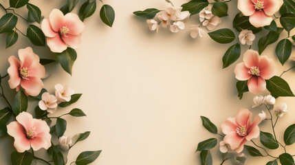 Fototapeta premium Elegant Employee Appreciation Day Banner with Floral Design