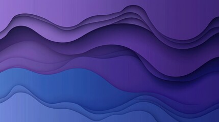 Fototapeta premium Minimalist Deep Ocean Waves Background with Soft Purple Tones