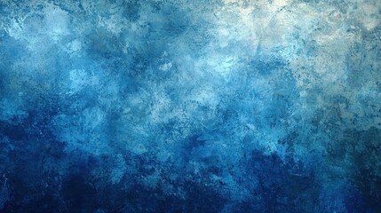 Obraz premium Serene Blue Gradient Background in Minimalist Style for Design Projects