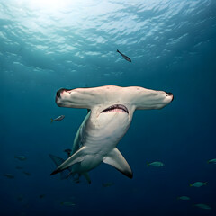 Fototapeta premium Graceful Hammerhead Shark