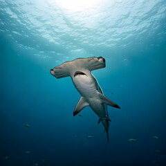 Fototapeta premium Graceful Hammerhead Shark