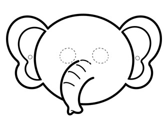 elephant animal vector illustration
